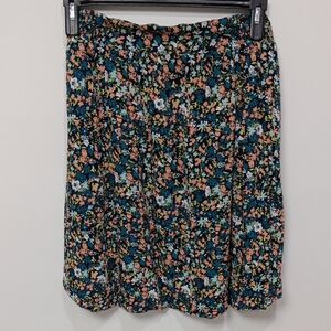 Free People Floral Print Skirt